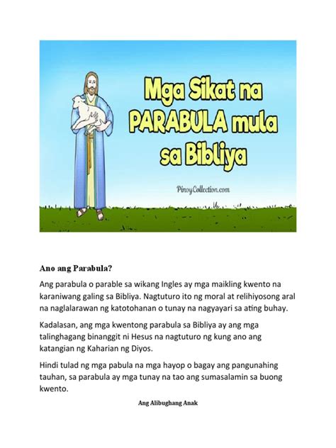 parabula stories.